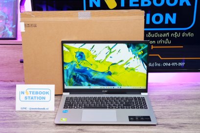 Acer Aspire Lite 15 i3-1315U Ram8 SSD512 จอ15.6นิ้ว FHD IPS สเปคทำงานรุ่นใหม่ ดีไซน์เครื่องสวยบาง ครบกล่อง ขายเพียง 10,900.-