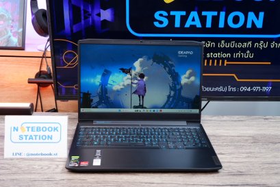 Lenovo IdeaPad Gaming 3 ryzen5-4600H GTX1650(4GB) RAM8 SSD512 จอ15.6 FHD 120Hz สเปคเกมมิ่ง คีย์บอร์ดไฟสีฟ้า ขายเพียง 12,990.-เท่านั้น