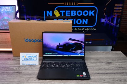 Lenovo IdeaPad Gaming 3 Ryzen5-5500H RAM32 RTX2050(4GB) 512GB M.2 จอ15.6 FHD 144Hz สเปคเกมมิ่ง คีย์บอร์ดไฟสีRGB เครื่องพร้อมใช้งาน ราคาเพียง 17,990.-