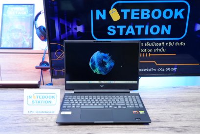 HP Victus 15 RyzenAI5-340 RTX5050(8GB) Ram16 SSD512GB 15.6 FHD 144Hz เกมมิ่งRyzenAIสเปคสูง คีย์บอร์ดไฟสีขาว ดีไซน์สวยเรียบหรู ดูทันสมัย มีประกันศูนย์ ราคาเพียง 28,990.-