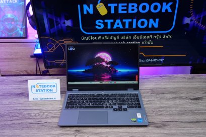 Lenovo LOQ i5-12450HX RAM24 RTX3050(6GB) 512GB M.2 จอ15.6นิ้ว FHD 144Hz 100%sRGB สเปคสูง ดีไซน์สวยเท่ ดูทันสมัย เครื่องสวยครบกล่องมีประกันศูนย์ เพียง 20,990 .-