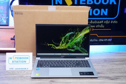 Acer Aspire Lite 15 i3-1315U Ram8 SSD512 จอ15.6นิ้ว FHD IPS สเปคทำงานรุ่นใหม่ ดีไซน์เครื่องสวยบาง ครบกล่อง ขายเพียง 10,900.- มีประกันศูนย์
