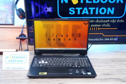 Asus TUF Gaming F15 i5-10300H GTX1650(4GB) Ram16 512GB M.2 จอ15.6 FHD 144Hz สเปคเกมมิ่ง คีย์บอร์ดไฟRGB ดีไซน์ฝาหลังสุดเท่ เครื่องพร้อมใช้งานราคาสุดคุ้มเพียง 12,990.-