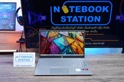 HP Pavilion 15 Ryzen5-4500U Ram16 SSD512 จอ15.6 FHD IPS สเปคดี ทำงานเก่งแบตเก็บไฟนาน ดีไซน์เรียบสวยบางเบา เครื่องพร้อมใช้งาน ขายถูกในราคาเพียง 9,999.-