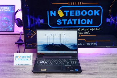 Asus TUF Gaming F15 i5-11400H RTX-3050(4GB) Ram8 512GB M.2 จอ15.6 FHD 144Hz สเปคเกมมิ่ง คีย์บอร์ดไฟRGB ดีไซน์ฝาหลังสุดเท่ เครื่องพร้อมใช้งานราคาสุดคุ้มเพียง 16,500.-