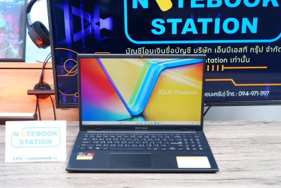 Asus Vivobook Go 15 Ryzen5-7520U Ram8 SSD512 จอ15.6 FHD IPS สเปคทำงาน มีแป้นตัวเลขแยก ตัวเครื่องสวยบางเบา พร้อมใช้งาน ขายเพียง 10,990.- พร้อมประกันศูนย์