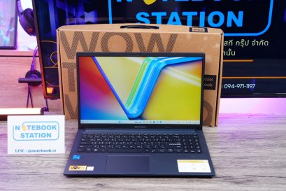 Asus Vivobook 15 i5-12500H Ram16 SSD512 จอ15.6 FHD IPS&nbsp;สเปคสูง ทำงานเก่ง เครื่องสวยพร้อมใช้งาน ขายเพียง 12,590.-&nbsp;มีประกันศูนย์