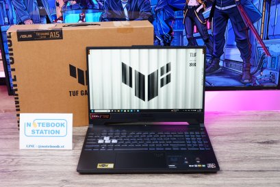 Asus TUF Gaming A15 Ryzen7-6800HS RTX2050(4GB) Ram8 SSD512GB จอ15.6นิ้ว FHD IPS 144Hz สเปคเกมมิ่ง คีย์บอร์ดไฟRGB ดีไซน์สวย เครื่องพร้อมใช้งาน เพียง 18,500.-