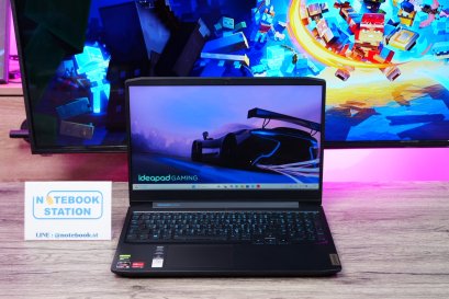 Lenovo IdeaPad Gaming 3 ryzen5-4600H GTX1650(4GB) RAM8 SSD512 จอ15.6 FHD 120Hz สเปคเกมมิ่ง คีย์บอร์ดไฟสีฟ้า ขายเพียง 12,890.-เท่านั้น