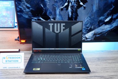 Asus TUF Gaming F17 i7-13620H RTX4050(6GB) Ram16 SSD512GB จอใหญ่ 17.3 FHD 144Hz เกมมิ่งสเปคสูงจัดเต็ม คีย์บอร์ดไฟแบบRGB ดีไซน์สวยฝาหลังสุดเท่ ราคาเพียง 34,900.-