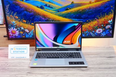 Acer Aspire Go 15 i3-N305 Ram8 SSD512 หน้าจอ15.6 FHD ตัวเครื่องดีไซน์สวยดูทันสมัย สเปคดี ทำงานเก่ง เครื่องพร้อมใช้งาน ขายเพียง 8,590.-