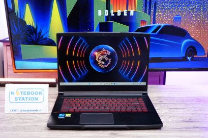 MSI GF63 Thin i5-11400H RTX-3050Max-Q Ram8 512GB M.2 จอ15.6นิ้ว FHD 144Hz เกมมิ่งสเปคสูง คีย์บอร์ดไฟสีแดง น้ำหนักเบาไม่ถึง2kg เครื่องสวยพร้อมใช้งานในราคาสุดคุ้ม เพียง 15,990.-