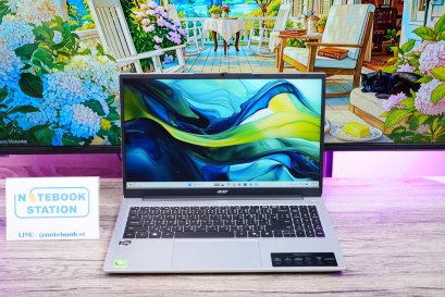 Acer Aspire Lite 15 Ryzen5-7430U Ram16 SSD512 15.6 FHD IPS สเปคสูง ทำงานเก่ง ตัวเครื่องดีไซน์สวย บางเบา ราคาเพียง 11,990.- มีประกันศูนย์