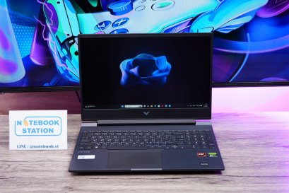 HP Victus 15 Ryzen5-8645HS Ram16 RTX-2050(4GB) 512GB M.2 จอ15.6 FHD 144Hz สเปคเกมมิ่ง ดีไซน์สวย เรียบหรูทันสมัย พร้อมใช้งานเพียง 18,990.-