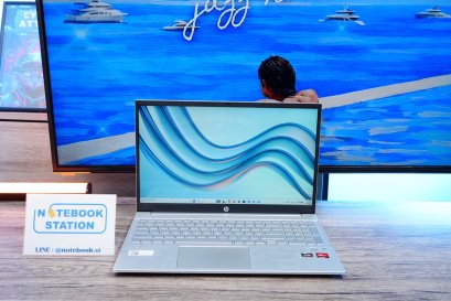 HP Pavilion 15 Ryzen5-7530U Ram16 SSD512 จอ15.6 FHD สเปคดี จอใหญ่ เครื่องบางเบา มีไฟใต้คีย์บอร์ด ขายเพียง 9,490 .- พร้อมใช้งาน