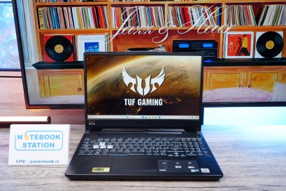 Asus TUF Gaming F15 i5-10300H GTX1650(4GB) Ram8 SSD512GB จอ15.6 FHD 144Hz สเปคเกมมิ่ง คีย์บอร์ดไฟRGB ดีไซน์สวย ฝาหลังสุดเท่ เครื่องพร้อมใช้งาน ขายถูกเพียง 13,900.-