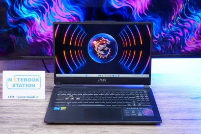MSI Cyborg 15 i7-12650H RTX4060(8GB) Ram16 SSD 1TB จอ15.6 FHD 144Hz สเปคสูง  เครื่องสวยมาก  ขายเพียง 34,990.-