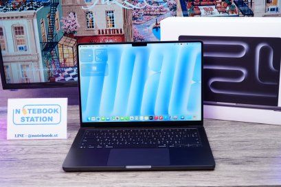APPLE MacBook Pro 14 (2026) M5 RAM16GB SSD1TB จอ14.2 Liquid Retina XDR เครื่องสวย Cycle count 5 ครั้ง ครบกล่องพร้อมประกันศูนย์ ราคา 58,990.- เท่านั้น