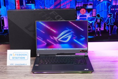 Asus ROG Strix G15 Ryzen9-5900HX Ram32 RTX3060(6GB) SSD1TB จอ15.6 FHD 300Hz เกมมิ่งสเปคสูง มีไฟRGBแบบจัดเต็ม เครื่องสวยพร้อมใช้งาน ขายเพียง 32,990.-