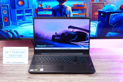 Lenovo IdeaPad Gaming 3i i5-10300H GTX1650Ti(4GB) Ram8 SSD512 จอ15.6 FHD 120Hz สเปคเล่มเกมส์ มีไฟใต้คีย์บอร์ด ขายเพียง 12,490.-