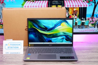 Acer Aspire 5 รุ่นใหม่ i5-13420H Ram16 512GB M.2 จอ15.6นิ้ว FHD IPS ทำงานเก่ง จอใหญ่มีแป้นตัวเลขแยกพร้อมไฟใต้คีย์บอร์ด ดีไซน์บางเบา เครื่องพร้อมใช้งานเพียง 14,990.-