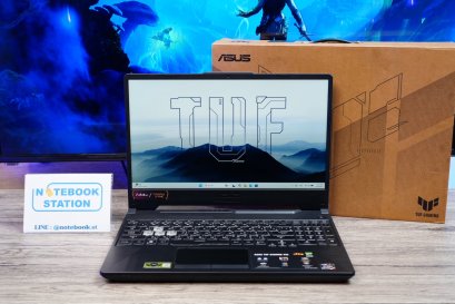 Asus TUF Gaming A15 Ryzen7-7435HS Ram40 RTX2050(4GB) SSD512GB จอ15.6 FHD IPS 144Hz สเปคสูง คีย์บอร์ดไฟRGB ดีไซน์สวยเท่ดูทันสมัย พร้อมประกันศูนย์ เพียง 25,900.-