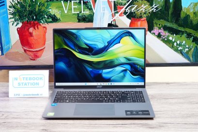 Acer Aspire Lite 16 i5-1235U Ram16 SSD512 จอ16นิ้ว WUXGA FHD+ IPS จอใหญ่ภาพสวย สเปคดีทำงานเก่ง  ราคาเพียง 12,590.-