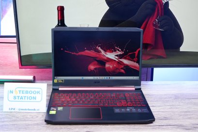 Acer Nitro 5 Ryzen7-3750H GTX1650(4GB) RAM16 SSD512 จอ15.6 120Hz สเปคเกมมิ่ง มีไฟใต้คีย์บอร์ดสีแดง เครื่องพร้อมใช้งาน ราคาประหยัดเพียง 9,999.-