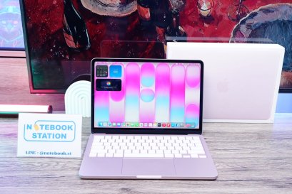 APPLE MacBook Neo (Blush) รุ่นใหม่ chip A18 Pro Ram8 SSD256 จอ13นิ้ว Liquid Retina รอบชาร์จ 2 ครั้ง สุขภาพแบตปกติ อุปกรณ์แท้ครบกล่อง รีเซ็ตพร้อมใช้งานราคาเพียง 22,490.- เท่านั้น