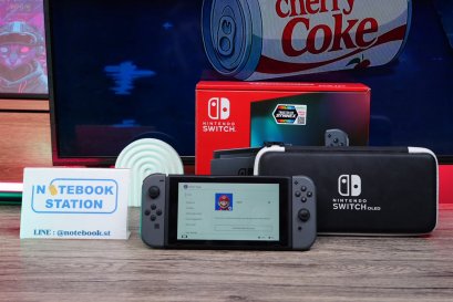 GAME CONSOLE (เครื่องเล่นเกม) NINTENDO SWITCH (GRAY COLOR) ขายเพียง 4,990.-