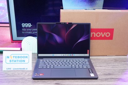 Lenovo IdeaPad Slim 3 รุ่นใหม่ Ryzen7-7735HS Ram16 SSD512 จอ14นิ้ว FHD+ สเปคสูงทำงานเก่ง ดีไซน์สวยเรียบหรู บางเบา ดูทันสมัย ยกครบกล่อง พร้อมประกันศูนย์ยาว1ปีกว่า ราคาสุดคุ้มเพียง 13,990.-