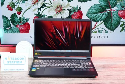 Acer Nitro 5 i5-11400H RTX3050(4GB) Ram32 SSD512GB+SSD512GB จอ15.6 FHD 144Hz สเปคเกมมิ่ง คีย์บอร์ดไฟRGBแบบ4โซน เครื่องพร้อมใช้งานราคาสุดคุ้มเพียง 18,990.-