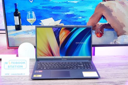 Asus Vivobook 15 Ryzen5-4600H Ram8 SSD512 15.6นิ้ว FHD สเปคดีทำงานเก่ง หน้าจอใหญ่มีแป้นตัวเลขแยก ดีไซน์สวยบาง เครื่องพร้อมใช้งานเพียง 9,490.-