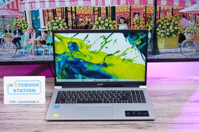 Acer Aspire Lite 15 i3-1315U Ram8 SSD512 จอ15.6นิ้ว FHD IPS สเปคทำงานรุ่นใหม่ ดีไซน์เครื่องสวยบาง ครบกล่อง ขายเพียง 9,900.- มีประกันศูนย์
