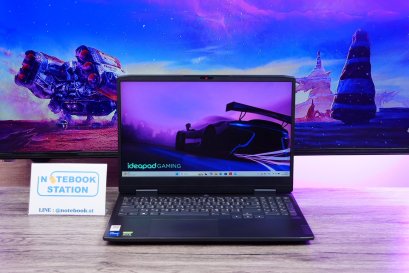 Lenovo IdeaPad Gaming 3 i7-12650H RAM16 RTX3050(4GB) SSD512 จอ15.6 FHD 165Hz สเปคเกมมิ่ง คีย์บอร์ดไฟสีขาว ดีไซน์หลังเรียบสวย เครื่องพร้อมใช้งาน เพียง 17,990.-