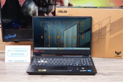 Asus TUF Gaming F15 i5-11400H RTX-3050(4GB) Ram8 SSD512 จอ15.6นิ้ว 144Hz สเปคเกมมิ่ง คีย์บอร์ดไฟRGB อุปกรณ์แท้ครบกล่อง เครื่องพร้อมใช้งานเพียง 16,500.-เท่านั้น