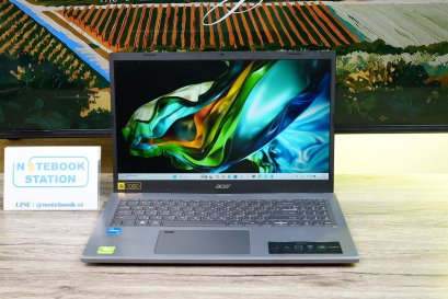 Acer Aspire 5 รุ่นใหม่ i5-13420H Ram16 512GB M.2 จอ15.6นิ้ว FHD IPS สเปคสูงทำงานเก่ง จอใหญ่มีแป้นตัวเลขแยก พร้อมไฟใต้คีย์บอร์ด ดีไซน์บางเบา เครื่องพร้อมใช้งาน ขายถูกเพียง 10,990.-