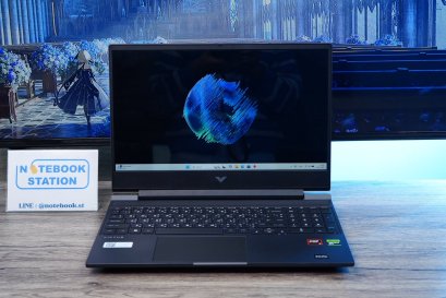 HP Victus Gaming 15 Ryzen5-8645HS RTX-4050(6GB) RAM16GB 1TB M.2 จอ15.6นิ้ว FHD 144Hz สเปคเกมมิ่งAIรุ่นใหม่ ดีไซน์สวยเรียบหรูดูทันสมัย เครื่องพร้อมใช้งาน ขายในราคาสุดคุ้มเพียง 24,990.-