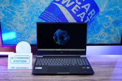 HP Victus 15 RyzenAI5-340 RTX5050(8GB) Ram16 SSD512GB 15.6 FHD 144Hz เกมมิ่งRyzenAIสเปคสูง คีย์บอร์ดไฟสีขาว ดีไซน์สวยเรียบหรู ดูทันสมัย มีประกันศูนย์ ราคาเพียง 27,990.-