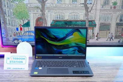 Acer Aspire 5 รุ่นใหม่ i5-1335U Ram16 512GB M.2 จอ15.6นิ้ว FHD IPS สเปคดีทำงานเก่ง จอใหญ่มีแป้นตัวเลขแยกพร้อมไฟใต้คีย์บอร์ด ดีไซน์สวยเรียบหรูดูทันสมัย เครื่องพร้อมใช้งานเพียง 16,800.-