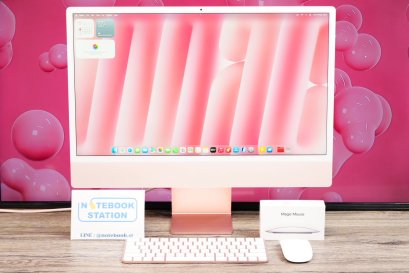 Apple iMac (2023) Chip M3 Ram8GB SSD256GB จอขนาด 24นิ้ว ความชัดระดับ Retina 4.5k จอภาพสวย สเปคสูง อุปกรณ์ครบเซ็ต ราคาสุดคุ้มเพียง 32,990.-