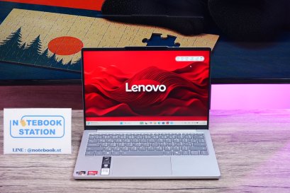 Lenovo IdeaPad Slim 5 Ryzen7-7735HS Ram16 1TB M.2 จอ13.3นิ้ว FHD+ 100%sRGB สเปคสูงทำงานเก่ง เบาบางเพียง1.15KG ประกันศูนย์ยาว2028 ราคาเพียง 18,990.-
