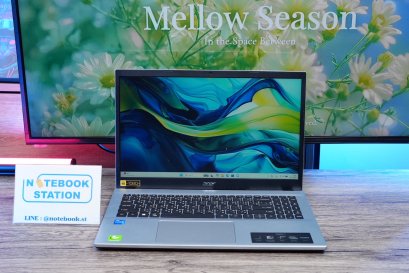 Acer Aspire 3 i5-1235U Ram16 SSD512 จอ15.6นิ้ว FHD IPS สเปคดีทำงานเก่ง จอใหญ่มีแป้นตัวเลขแยก เครื่องพร้อมใช้งาน ขายเพียง 11,990.-เท่านั้น