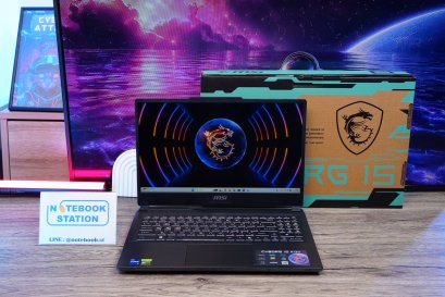 MSI Cyborg 15 i7-13620H RTX4050(6GB) Ram16 SSD512GB จอ15.6 FHD 144Hz เกมมิ่งสเปคสูง คีย์บอร์ดไฟ เครื่องสวย ครบกล่องพร้อมประกันศูนย์ เพียง 28,990.-