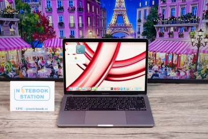 Apple MacBook Pro 13 M2 Chip ram8 ssd256 จอ13.3 QHD Cycle count เพียง 133 ครั้ง มีฟังก์ชั่นทัชบาร์ รีเซ็ตตัวเครื่องพร้อมใช้งาน ขายเพียง 20,990.-