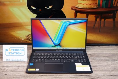 Asus Vivobook 15 i5-13420H Ram16 SSD512 จอ15.6นิ้ว FHD IPS สเปคสูงทำงานเก่ง จอใหญ่มีแป้นตัวเลขแยก ดีไซน์เรียบหรูเบาบาง เครื่องมีประกันศูนย์ ราคาสุดคุ้มเพียง 13,800.-