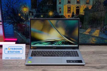 Acer Aspire Go 15 i3-N305 Ram8 SSD512 หน้าจอ15.6 FHD ตัวเครื่องดีไซน์สวยดูทันสมัย สเปคดี ทำงานเก่ง เครื่องพร้อมใช้งาน ขายเพียง 8,890.-