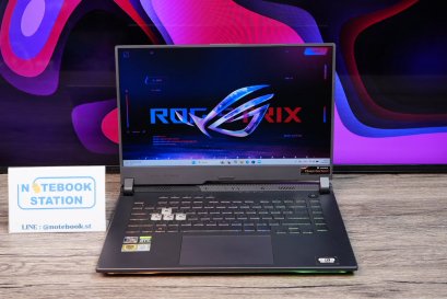 Asus ROG Strix G15 Ryzen9-5900HX Ram16 RTX3050Ti(4GB) SSD512 จอ15.6 FHD 144Hz เกมมิ่งสเปคสูง มีไฟRGBแบบจัดเต็ม เครื่องสวยพร้อมใช้งาน ขายเพียง 20,900.-
