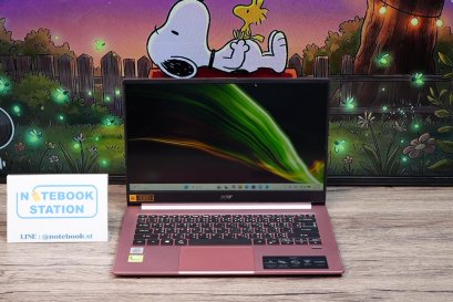Acer Swift 3 บางเบาเพียง1.19KG i3-1005G1 Ram4 SSD256 จอ14 FHD IPS สเปคดี เหมาะแก่การพกพา เพียง 6,500.- เครื่องพร้อมใช้งาน