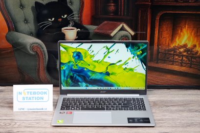 Acer Aspire Lite 15&nbsp;รุ่นใหม่ประกันศูนย์2028 Ryzen3-5400U Ram8 SSD512GB จอ15.6นิ้ว FHD IPS สเปคใช้งานทั่วไป น้ำหนักเบา จอใหญ่มีแป้นตัวเลขแยก ดีไซน์เรียบสวยบางเบา มีประกันศูนย์2028 พร้อมใช้งาน ราคาสุดคุ้มเพียง 10,990.-